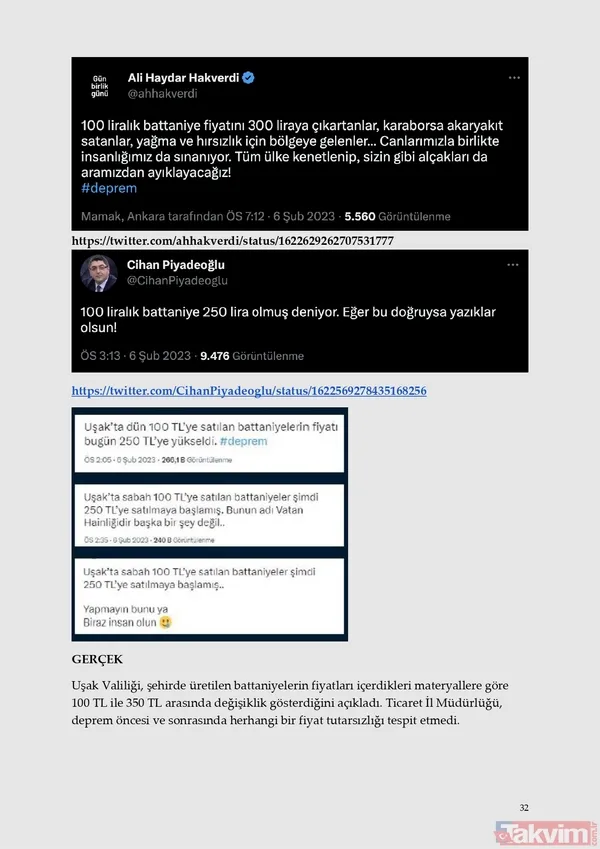 Felaket tellalları! Sosyal medyada paylaşılan yalanlar ve gerçekler - 39