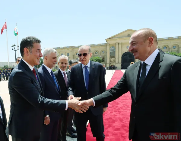 Başkan Recep Tayyip Erdoğan'dan Gardaş Azerbaycan'a ziyaret! Heyette Sinan Oğan da yer aldı - 10