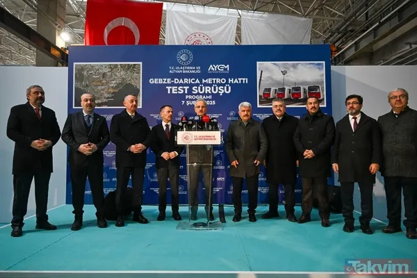 Yerli ve milli metro! Gebze-Darıca hattında ilk test sürüşü tamamlandı... Bakan Uraloğlu açılış tarihini verdi - 11