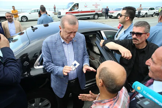 Artvin'de Cumhurbaşkanı Erdoğan'a sevgi seli-4