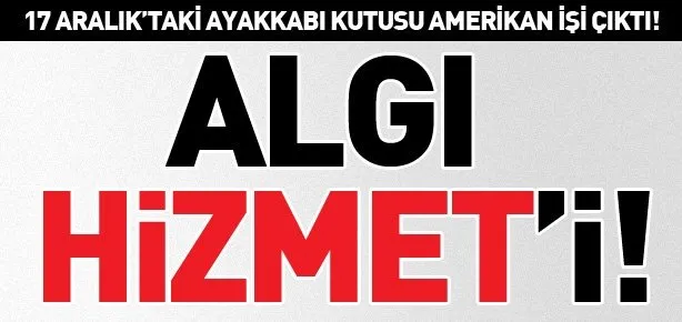 Ayakkabı kutusu Amerikan işi!