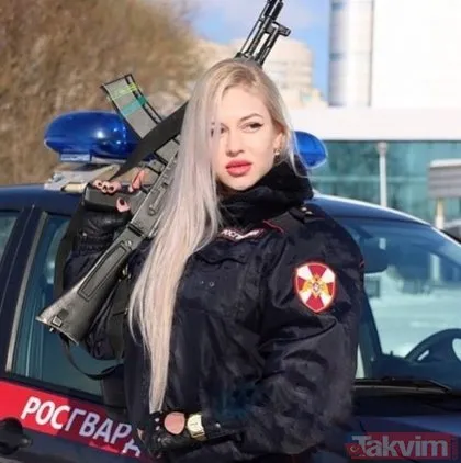 Rusya’nın en güzel kadın polisi sosyal medyayı sallıyor!