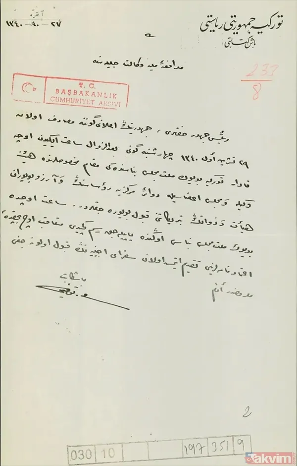 102. yılında belgelerle Cumhuriyet! Arşivden neler çıktı - 47