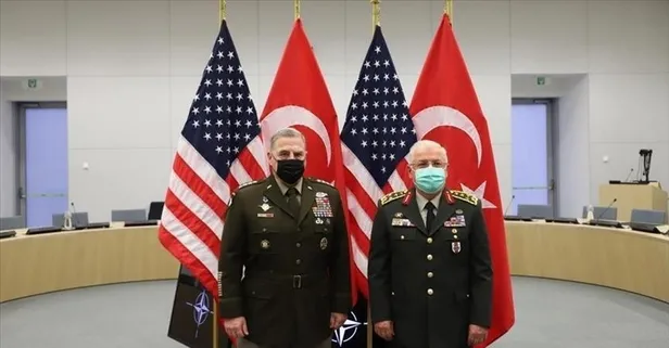 Genelkurmay Başkanı Orgeneral Güler, ABD Genelkurmay Başkanı Milley ile görüştü