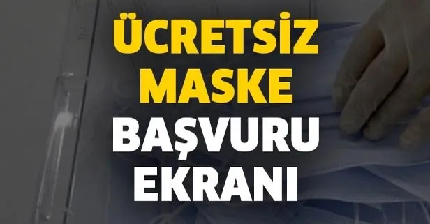 basvuru.turkiye.gov.tr: EPTTAVM ve e- devlet  T.C kimlik no ve isim soy isim bilgisi! Ücretsiz maske başvuru ekranı