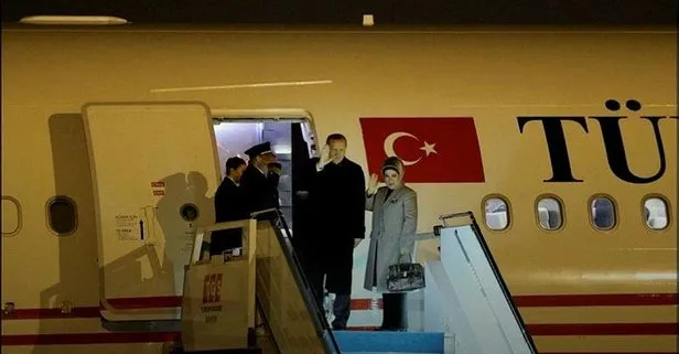 Başkan Recep Tayip Erdoğan Mısır'daki kritik temaslarının ardından yurda döndü