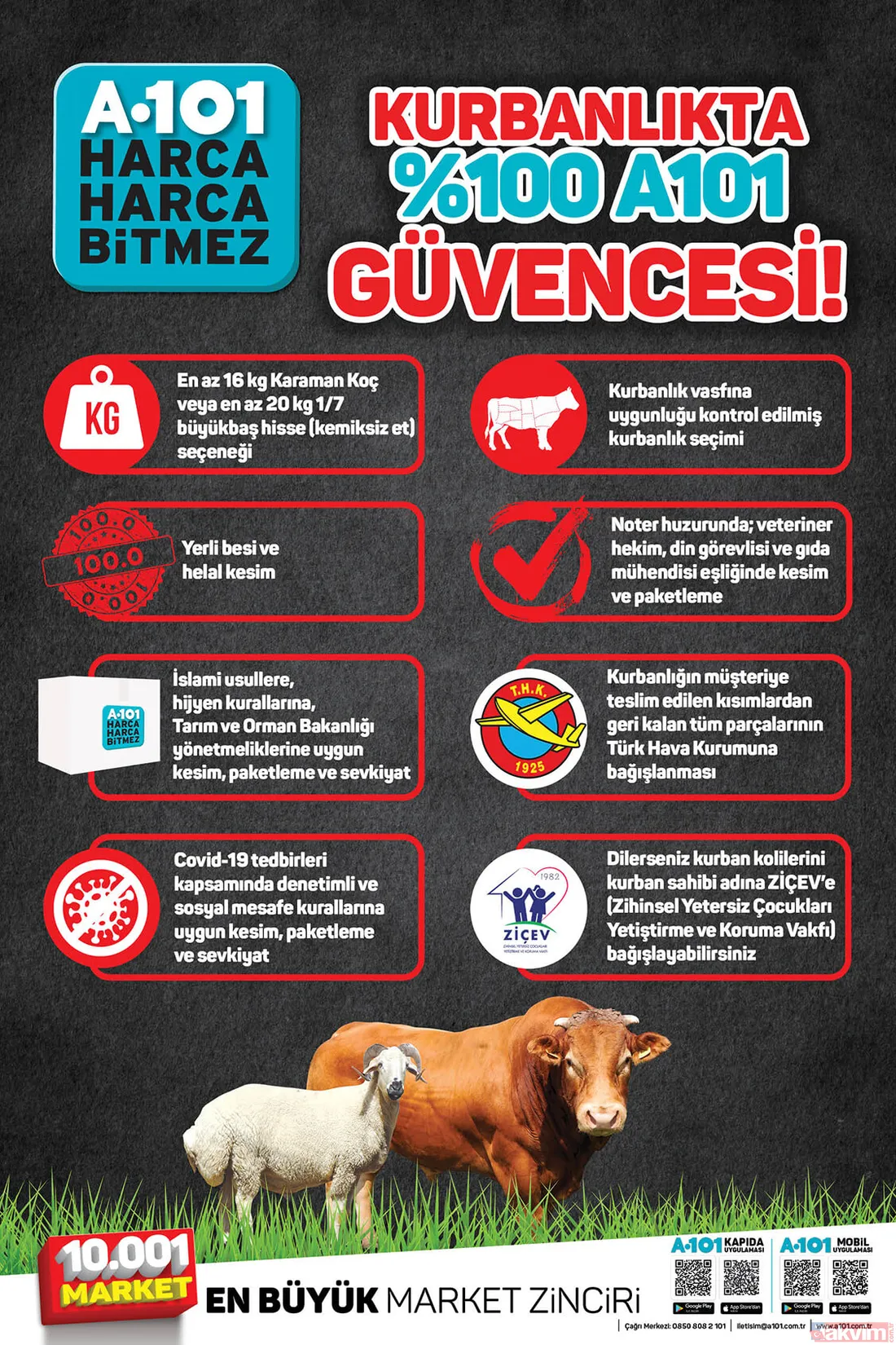 A101 kurbanlık fiyatları ne kadar? 2021 A101 büyükbaş, küçükbaş 1/7 A101 kurbanlık fiyatları ne kadar? 2021 A101 büyükbaş, küçükbaş 1/7
