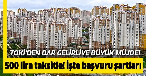 TOKİ’den 6 yeni kampanya 5 bin lira peşinatla ev