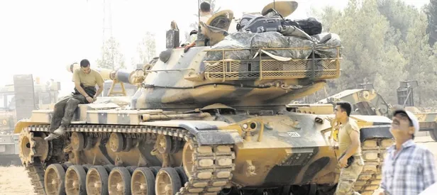 Kafalarına tank ettirdik