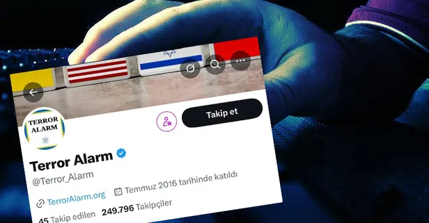 5. kol faaliyetine geçit yok: Terror Alarm isimli hesap engellendi