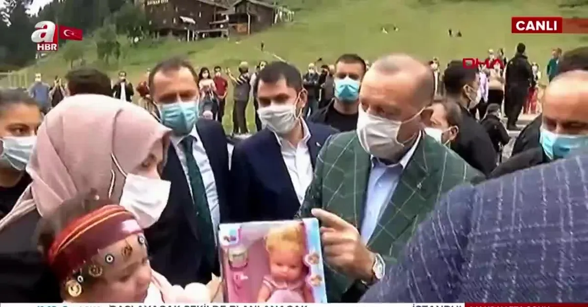 Başkan Erdoğan Ayder Yaylası'nda incelemelerde bulundu