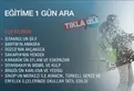 Eğitime 1 gün ara... İşte o ilçeler!
