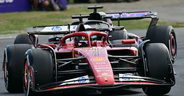 Formula 1 İtalya Grand Prix'inde kazanan Charles Leclerc! Max Verstappen podyum göremedi