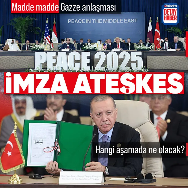 Mısır’da Gazze için Niyet Belgesi! Başkan Erdoğan da imza attı: İşte metnin tamamı