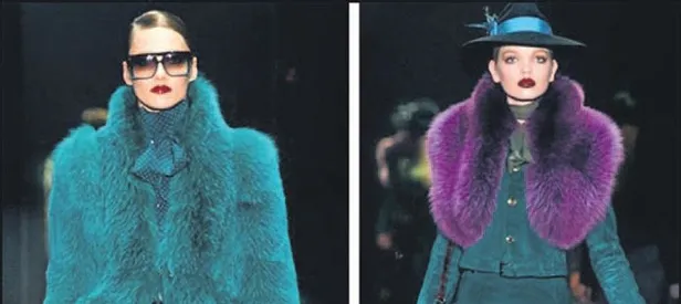 Gucci kürkünü çıkardı