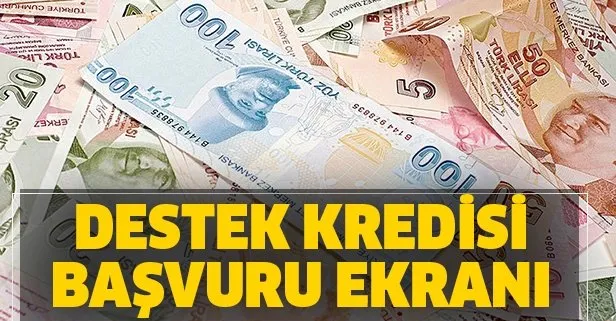 Ziraat Bankası, Vakıfbank, Halkbank 10 bin TL destek kredisi başvuru ekranı! Başvuru nasıl yapılır?