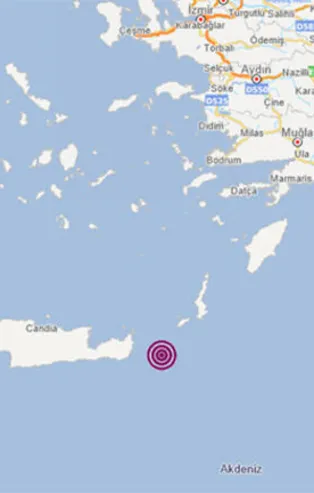 Akdeniz'de 4,1 büyüklüğünde deprem | Son depremler