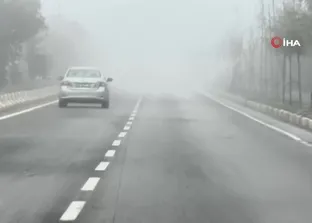 Ağrı’da yoğun sis ulaşımı olumsuz etkiliyor