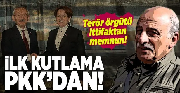 CHP-İP ittifakına ilk kutlama PKK’dan
