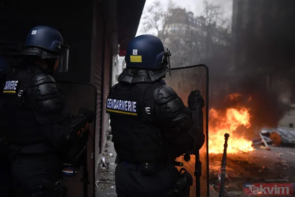 Terör örgütü PKK yanlıları Paris'i savaş alanına çevirdi! Türkiye'deki siyasi ayak HDP iftiraya başladı - 22