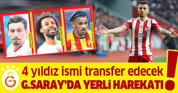 Galatasaray’dan yerli harekatı! 4 yıldız ismi bitiriyor...