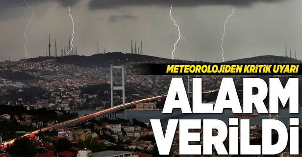 Meteorolojiden kritik uyarı! Tüm yurtta alarm verildi