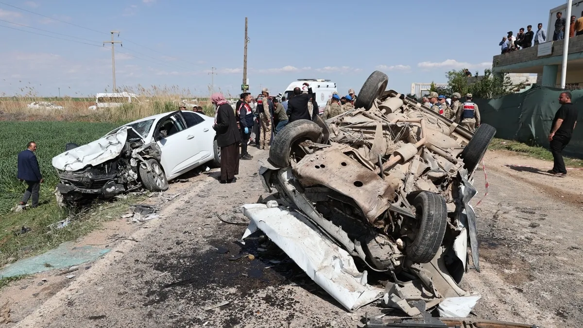 Şanlıurfa'da feci kaza: 3 ölü 2 yaralı!