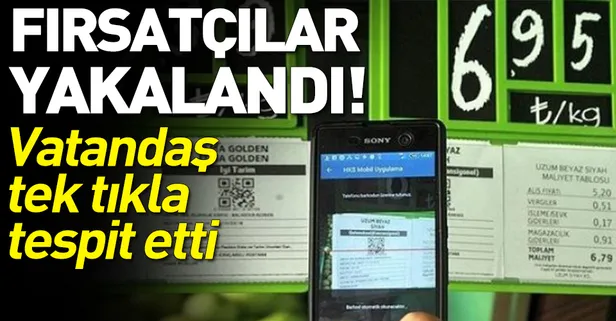 Hal Kayıt Sistemi ile fırsatçılar yakalandı