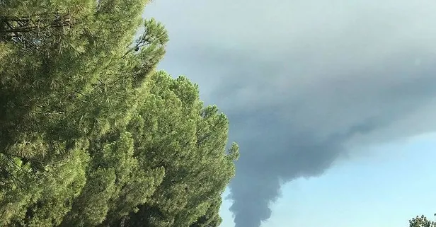 Son dakika: Antalya'da fabrika yangını