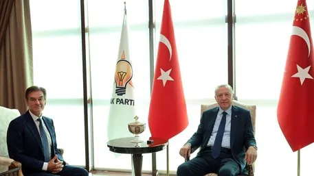 Erdoğan Mehmet Öz’ü kabul etti