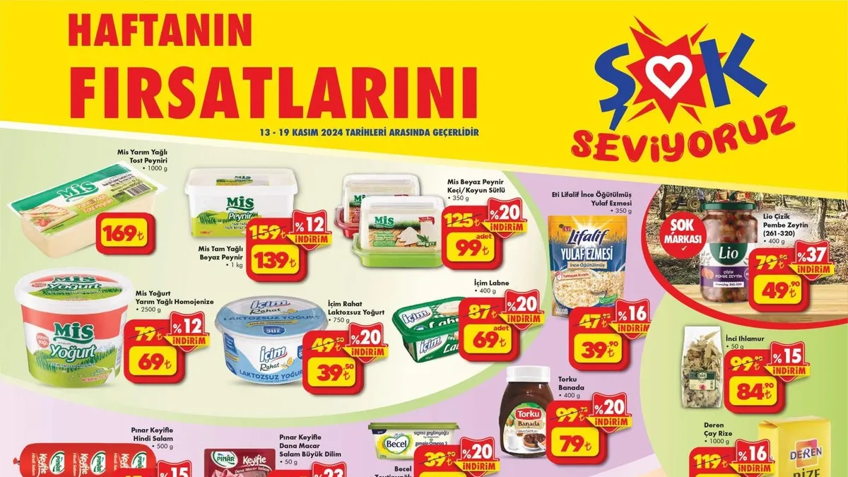 Pamuklu battaniyeler, mikrofiber yorganlar,  montlar ve teknolojik ürünler indirimde! 16-19 Kasım ŞOK aktüel ürünleri