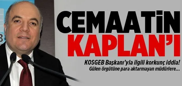 Cemaatin Kaplan’ı