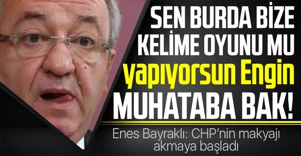 CHP’li Engin Altay’ın Başkan Erdoğan’a tehdidini değerlendiren Doç. Dr. Enes Bayraklı: CHP’nin makyajı akmaya başladı