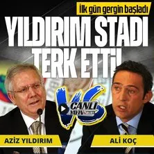 CANLI | Fenerbahçe’de tarihi gün: İlk raunt gergin başladı! Aziz Yıldırım kongreyi terk etti! Ali Koç konuşma yapacak