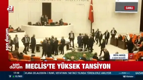 Meclis'te yine bir el hareketi kavgası! İyi Partili Yasin Öztürk'ün hareketi ortalığı karıştırdı-2