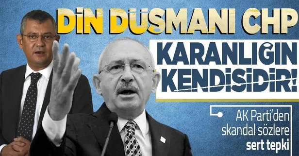 AK Parti’den CHP’li Özgür Özel’in skandal ’Ortaçağ Zihniyeti’ söylemine sert eleştiri! Bu karanlığın daniskasıdır