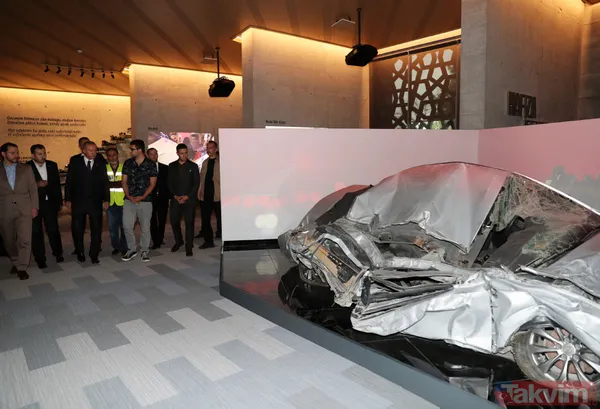 Başkan Erdoğan 15 Temmuz Hafıza Müzesini gezdi - 9