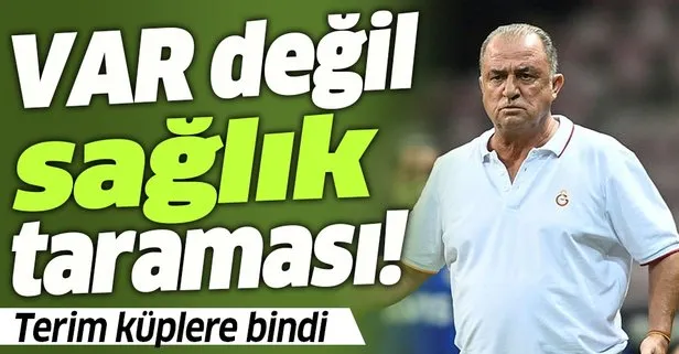 Galatasaray’ın Alanyaspor’a mağlubiyetinin ardından Fatih Terim küplere bindi! VAR değil sağlık taraması