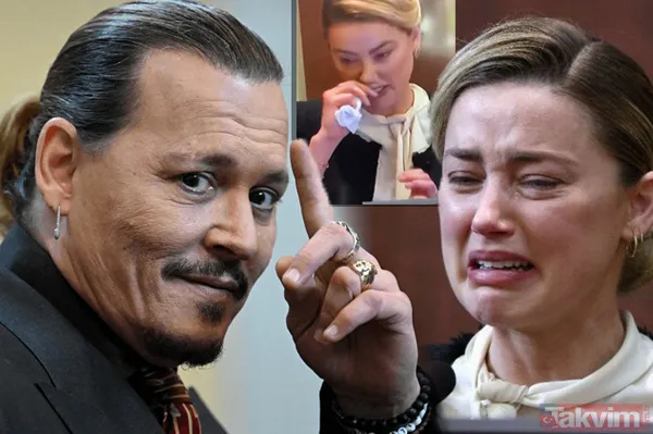 'Johnny Depp cinsel organımda arıyordu' demişti... Mahkeme salonunda Amber Heard'den olay görüntü! Kokain mi çekiyor? - 1