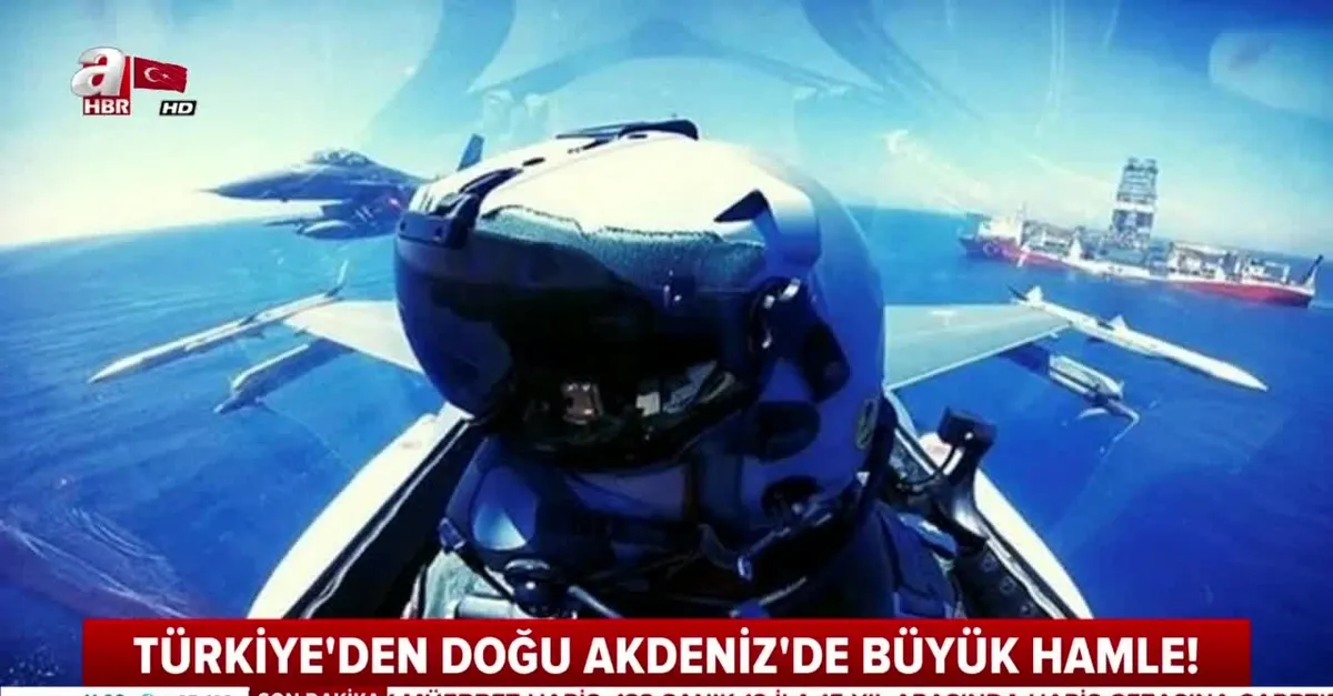 Türk F-16’ları 'Yavuz'u selamladı (Video)