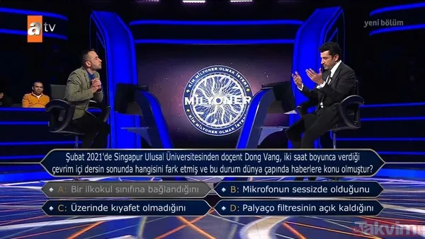 Kim Milyoner Olmak İster'de Kenan İmirzalıoğlu'nu duygulandıran 1915 Çanakkale Köprüsü sorusu: Asla unutturmamamız lazım - 39