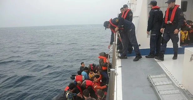 Son dakika: Çanakkale'de 53'ü çocuk, 101 kaçak göçmen yakalandı