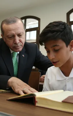İlk dersi Erdoğan verdi