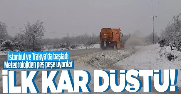 HAVA DURUMU | Meteorolojiden İstanbul için kar yağışı uyarısı! Beylikdüzü ve Büyükçekmece’de mevsimin ilk kar yağışı başladı