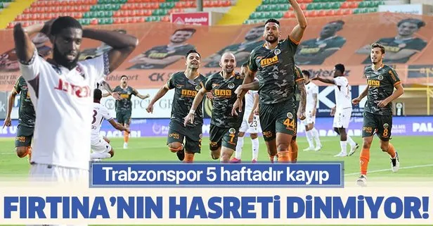 Trabzonspor Alanya önünde 1 puana razı oldu