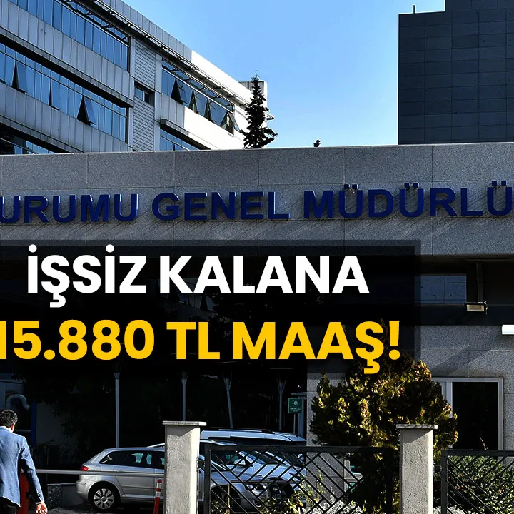 İşsiz kalana 15.880 TL maaş