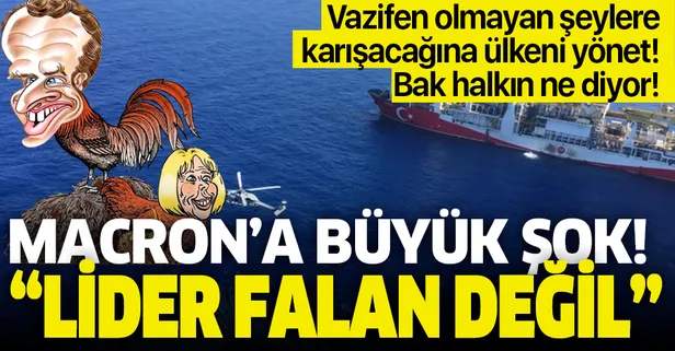 Macron'a halkından büyük şok! Anket sonuçları yayınlandı: Lider falan değil