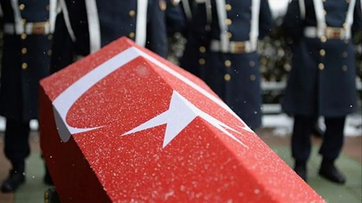MSB acı haberi duyurdu: Piyade Uzman Çavuş Burak Geniş Ağrı'da şehit oldu