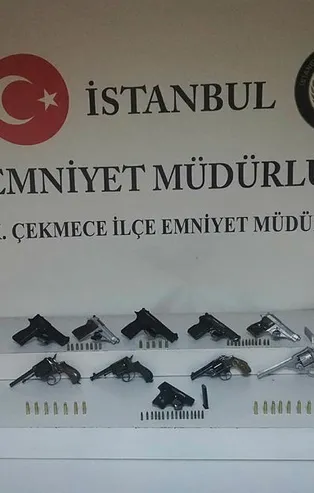 10 ilde silah kaçakçılığı operasyonu!