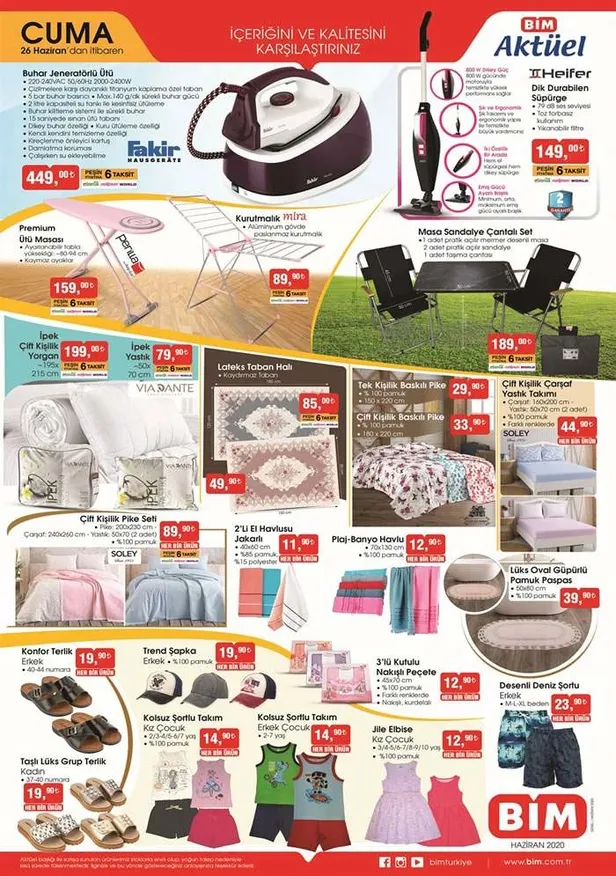 BİM'de bu hafta yemek takımı, tekstil ve elektronik ürünler ön planda... 23-26 Haziran BİM Salı ve Cuma aktüel kataloğu ürünleri nelerdir?-5